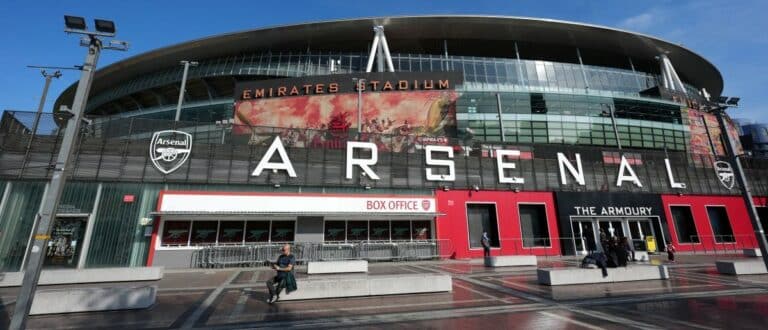 A general overall view of the Emirates Stadium, home of the Arsenal football club