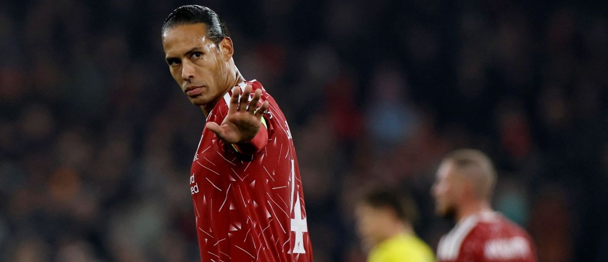EFA Champions League - Liverpool v Villarreal - Anfield, Liverpool, Britain - October 20, 2026 Liverpool's Virgil van Dijk reacts Action Images via Reuters/Jason Cairnduff